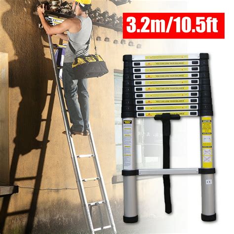 retractable aluminum ladder